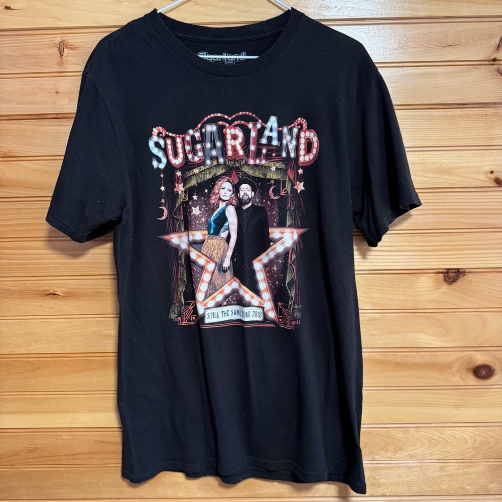 Sugarland Still The Same Tour 2018 Black Tee Medium